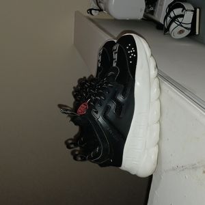 Black Versace shoes